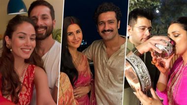 Bollywood Celebs Karwa Chauth 2024: बॉलीवुड सितारों ने खास अंदाज में मनाया करवा चौथ, कैटरीना कैफ, परिणीति चोपड़ा, मौनी रॉय और अन्य ने शेयर की खूबसूरत तस्वीरें (View Pics)