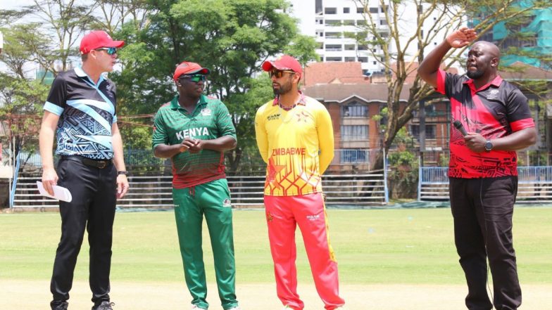 Kenya vs Zimbabwe, 14th Match Live Toss And Playing XI Update: जिम्बाब्वे के कप्तान सिकंदर रजा ने जीता टॉस, पहले बल्लेबाजी करने का किया फैसला; यहां देखें दोनों टीमों की प्लेइंग इलेवन