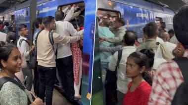 Mumbai Local Overcrowding: मुंबई AC लोकल ट्रेन में नॉन एसी टिकट पर यात्रा करने वालों की उमड़ी भीड़, देखें VIDEO