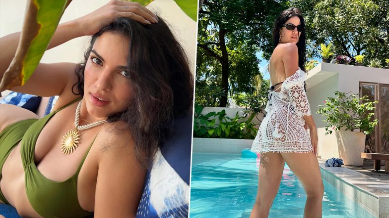 Hardik Pandya की एक्स वाइफ Natasa Stankovic ने बिकिनी पहन स्वमिंग पूल में लगाई आग, एक्ट्रेस की हॉटनेस ने फैंस के उड़ाए होश (View Pics and Watch Video)