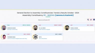 Jammu and Kashmir Election Results 2024: जम्मू कश्मीर में खिला पहला कमल, बसोहली विधानसभा सीट से BJP के दर्शन कुमार विजयी