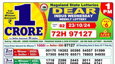 Lottery Sambad 23 Tarik: नागालैंड स्टेट लॉटरी 'Dear Indus Wednesday' का रिजल्ट घोषित, पहला इनाम 1 करोड़ रुपये