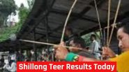 Shillong Teer Results Today, October 30 2024: शिलांग तीर लॉटरी के नतीजे जारी, देखें 30 अक्टूबर का विजेता नंबर और परिणाम चार्ट