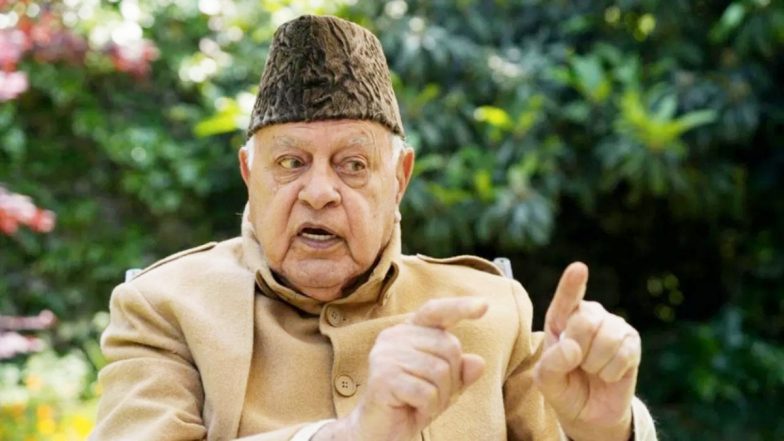Jammu and Kashmir: फारूक अब्दुल्ला से मिले आनंद दुबे, कहा- आतंकवाद के खिलाफ शिवसेना (यूबीटी) सरकार के साथ