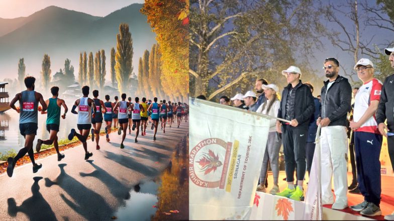 Kashmir Marathon Video: डल झील के किनारे दौड़ी उम्मीदें! सुनील शेट्टी और CM उमर अब्दुल्ला ने कश्मीर मैराथन का किया शुभारंभ