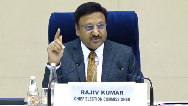 CEC Rajiv Kumar Retirement: राजीव कुमार के रिटायरमेंट के बाद कौन होगा देश का अगला मुख्य चुनाव आयुक्त? पीएम मोदी की अध्यक्षता में दिल्ली में आज होगी सिलेक्शन कमिटी बैठक