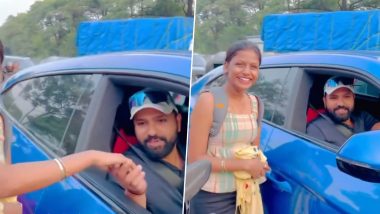 Rohit Sharma Wishes Fan Birthday: रोहित शर्मा ने महिला फैन को बीच सड़क किया बर्थडे विश, वीडियो हो रहा है वायरल