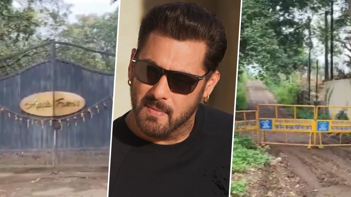 Salman Khan Threat: 'बाबा सिद्दीकी से भी बुरा हाल होगा', भाई जान को मिली धमकी के बाद सलमान खान के पनवेल फार्महाउस के पास सुरक्षा बढ़ाई गई; VIDEO