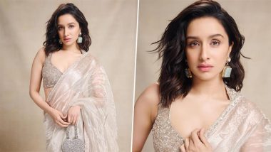 Shraddha Kapoor ने ट्रांसपेरेंट साड़ी में शेयर की स्टनिंग तस्वीरें, एक्ट्रेस की दिलकश अदाओं ने फैंस को बनाया दीवाना (View Pics)