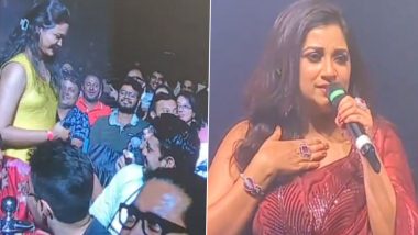 Couple Proposes to Each Other at Shreya Ghoshal's Concert: श्रेया घोषाल के लाइव कॉन्सर्ट में एक कपल ने एक दूसरे को किया प्रपोज, सिंगर बोलीं - 'मंत्र पढ़ दूं' (Watch Video)