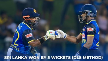 Sri Lanka Beat West Indies, 1st ODI Scorecard: पहले वनडे में श्रीलंका ने वेस्टइंडीज को 5 विकेट से रौंदा, निशान मदुश्का और चैरिथ असलांका ने खेली धमाकेदार पारी, सीरीज में 1-0 की बनाई बढ़त; यहां देखें SL बनाम WI मैच का स्कोरकार्ड