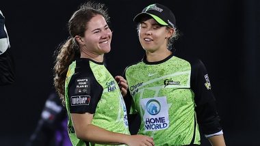 Sydney Thunder Women Beat Hobart Hurricanes Women, 7th Match Scorecard: सातवें मुकाबले में सिडनी थंडर ने होबार्ट हरिकेंस को 33 रनों से दी शिकस्त, गेंदबाजों ने मचाई तबाही; यहां देखें STW बनाम HHW मैच का स्कोरकार्ड