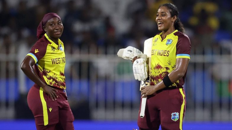 West Indies Women Beat Bangladesh Women, ICC Women's T20 WC 2024 13th Match Scorecard: वेस्टइंडीज ने बांग्लादेश को 8 विकेट से रौंदा, हेले मैथ्यूज और स्टैफनी टेलर ने खेली तूफानी पारी; यहां देखें BAN-W बनाम WI-W मैच का स्कोरकार्ड