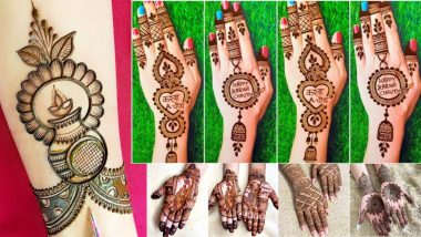 Karwa Chauth 2024 Mehndi Designs: करवा चौथ पर देखें बेहतरीन मेहंदी डिजाइन, अनोखे पैटर्न खूबसूरती में लगाएंगे चार चांद