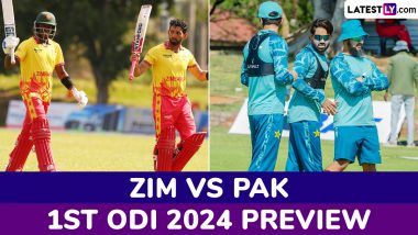 ZIM vs PAK 1st ODI 2024 Preview: कल पहले वनडे में ज़िम्बाब्वें से मिलेगी पाकिस्तान को कड़ी टक्कर, मैच से पहले जानें हेड टू हेड रिकार्ड्स, मिनी बैटल, स्ट्रीमिंग समेत सभी डिटेल्स