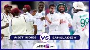 West Indies vs Bangladesh Test Series 2024 Live Streaming: वेस्टइंडीज और बांग्लादेश के बीच  खेली जाएगी रोमांचक टेस्ट सीरीज, यहां जानें भारत में कब, कहां और कैसे उठाए लाइव मुकाबला का लुफ्त