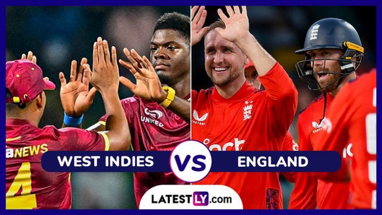 ENG vs WI 3rd T20I 2024 Scorecard: इंग्लैंड ने वेस्टइंडीज को 3 विकेट से हराकर सीरीज़ में बनाई 3-0 की अजेय बढ़त, साकिब महमूद, इंग्लिश बल्लेबाजों ने मचाया कोहराम, यहां देखें मैच का स्कोरकार्ड