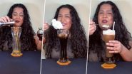 Vanilla Ice Cream In Rum & Coke: क्लासिक रम और कोक में महिला ने मिलाया वेनिला आइसक्रीम, वीडियो देख भड़के लोग