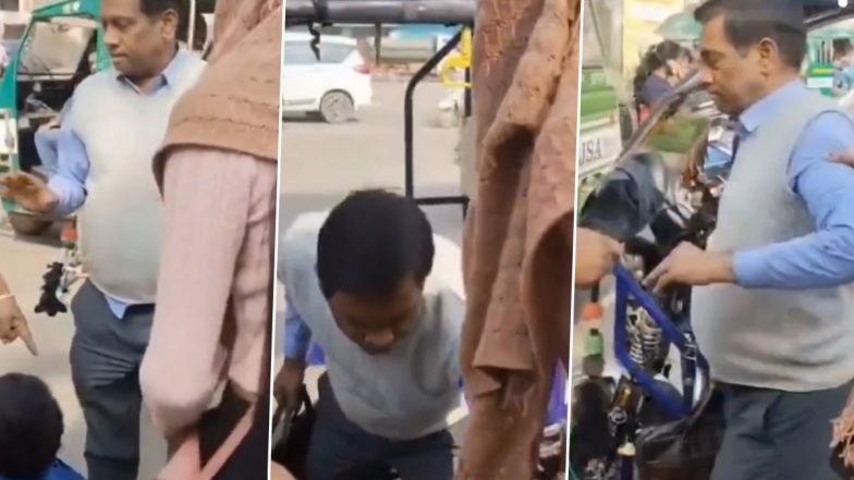 VIDEO: अधेढ़ उम्र के शख्स को छेड़खानी पड़ी महंगी! महिला और युवती ने खुलेआम बीच सड़क पर की चप्पलों से पिटाई, ग्वालियर का वीडियो वायरल