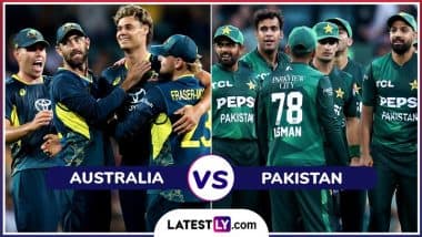 Australia vs Pakistan 3rd T20I 2024 Live Streaming: तीसरे टी20 में पाकिस्तान का सूपड़ा साफ करने के इरादे से उतरेगी ऑस्ट्रेलिया, यहां जानें भारत में कब, कहां और कैसे उठाए लाइव मुकाबला का लुफ्त