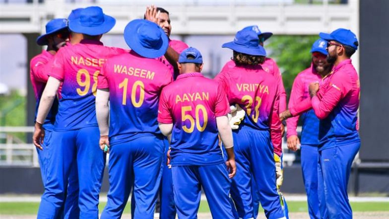 THA vs UAE, ICC Mens T20 World Cup Asia Qualifier B 2024 Scorecard: राहुल चोपड़ा की विस्फोटक पारी&nbsp;के बदौलत&nbsp;संयुक्त अरब अमीरात ने थाईलैंड को 155 रनों से रौंदा, यहां देखें मैच का स्कोरकार्ड