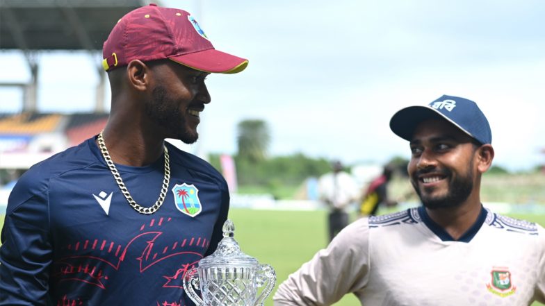 WI vs BAN 2nd Test 2024 Day 3 Preview: तीसरे दिन वेस्टइंडीज की नजरें बड़े स्कोर पर रहेगी, बांग्लादेश को करनी होगी अच्छी गेंदबाजी, यहां जानें पिच रिपोर्ट, मिनी बैटल और स्ट्रीमिंग की जानकारी