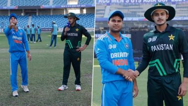 IND vs PAK, ACC U19 Asia Cup 2024 Live Toss Updates: पाकिस्तान के साद बेग ने जीता टॉस, टीम इंडिया पहले करेगी गेंदबाजी, यहां देखें दोनों टीमों की प्लेइंग इलेवन