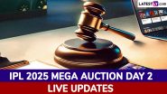 IPL 2025 Mega Auction  Day 2 Live Updates Online: आईपीएल मेगा ऑक्शन में आज भी टूटेंगे कई रिकार्ड्स, यहां देखें जेद्दा में दूसरे दिन की लाइव अपडेट्स, टीम स्क्वॉड, खिलाड़ी बोली और पर्स की पूरी डिटेल्स