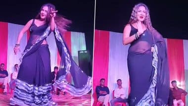 Trisha Kar Madhu Viral Video: त्रिशा कर मधु ने ब्लैक साड़ी में भोजपुरी गाने पर डांस मूव्स से बिखेरी हॉटनेस, देखें डांस वीडियो