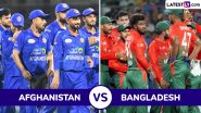 Afghanistan vs Bangladesh ODI Head To Head: वनडे में अफगानिस्तान और बांग्लादेश के बीच किसका पलड़ा भारी है, यहां देखें हेड टू हेड आंकड़े