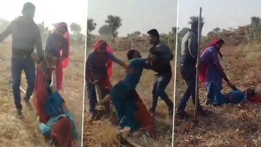 VIDEO: कलयुगी बेटे की करतूत! बीवी के साथ मिलकर खेत में मां के साथ की अमानवीय मारपीट, पैर पकड़कर घसीटा, बाड़मेर का वीडियो आया सामने