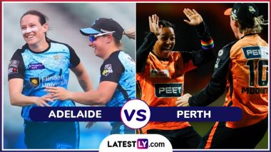 ADS W vs PRS W 32nd Match WBBL 2024 Live Streaming: एडिलेड स्ट्राइकर्स और पर्थ स्कॉर्चर्स के बीच खेला जाएगा रोमांचक मुकाबला, यहां जानें भारत में कब, कहां और कैसे उठाए लाइव मुकाबला का लुफ्त