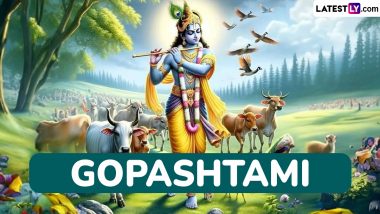 Gopashtami 2024 Wishes: गोपाष्टमी पर भगवान श्रीकृष्ण के इन मनमोहक HD Images, GIF Greetings, WhatsApp Stickers, Wallpapers के जरिए दें शुभकामनाएं