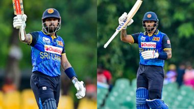 Sri Lanka vs New Zealand, 1st ODI Scorecard: पहले वनडे में श्रीलंका ने न्यूजीलैंड के सामने रखा 221 (DLS) रनों का लक्ष्य, कुसल मेंडिस और अविष्का फर्नांडो ने खेली शानदार शतकीय पारी; यहां देखें पहली इनिंग का स्कोरकार्ड