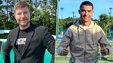 Cristiano Ronaldo YouTube Collab With MrBeast: इंटरनेट पर लगेगी आग, टूटेंगे सारे रिकार्ड्स! क्रिस्टियानो रोनाल्डो यूट्यूब कोलैब में मिस्टरबीस्ट के साथ मिलकर मचयंगे तहलका