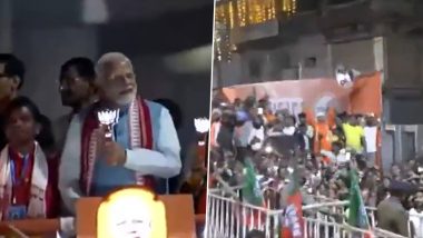 PM Modi Ranchi Road Show Video: झारखंड विधानसभा चुनाव को लेकर रांची में पीएम मोदी का रोड शो, एक झलक पाने को बड़ी संख्या में उमड़े लोग