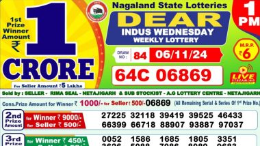 Lottery Sambad 6 November Result: नागालैंड ”Dear Indus Wednesday” विकली लॉटरी रिजल्ट जारी, 1 करोड़ का प्रथम पुरस्कार; यहां देखें पूरी लिस्ट