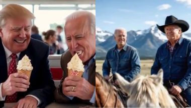 Trump and Biden AI Video: ट्रंप और बाइडेन का आइसक्रीम खाते व घुड़सवारी करते हुए एआई वीडियो वायरल, नेटिजन्स ने कहा, ''असंभव''