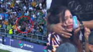 Sanju Samson's Six Hits Fan in the Stands: संजू सैमसन के छक्के से वांडरर्स स्टेडियम में महिला को लगी चोट, रोने की वीडियो हुई वायरल