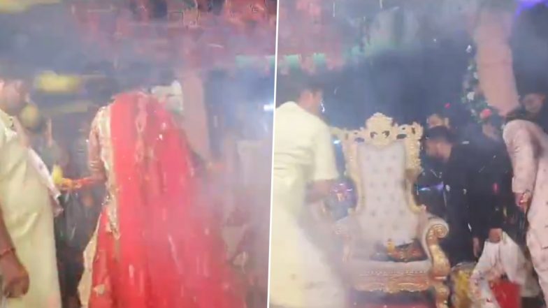 Viral Video: शादी कराते समय पंडित जी को आया गुस्सा, मेहमानों पर फेंकी फूलों की थाली, दूल्हा-दुल्हन हुए हैरान