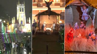 Christmas Celebration VIDEO: देश में क्रिसमस की धूम! दिल्ली, शिमला, उदयपुर,चेन्नई में सजाएं गए चर्च, लाइटिंग और सजावट से जगमग हुए चर्च