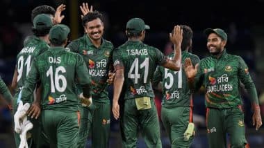 West Indies vs Bangladesh 2nd T20 2024 Highlights: दूसरे टी20 में बांग्लादेश ने वेस्टइंडीज को 27 रनों से रौंदा, शमीम हुसैन बने जीत के हीरो;  देखें हाइलाइट्स