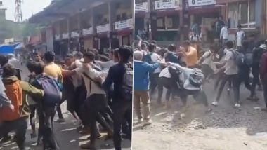 VIDEO: लोनावला में बस स्टैंड पर स्टूडेंट्स के बीच WWE, जमकर हुई मारपीट, वीडियो वायरल