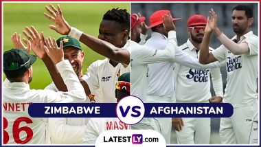 Zimbabwe vs Afghanistan Test Stats: टेस्ट में जिम्बाब्वे और अफगानिस्तान के बीच ऐसा है प्रदर्शन, यहां देखें हेड टू हेड आंकड़े, सबसे ज्यादा रन और विकेट लेने वाले खिलाड़ी