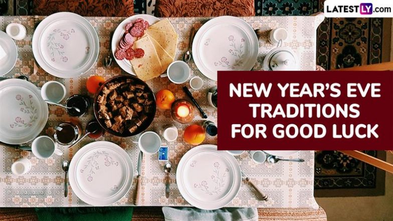New Year&rsquo;s Eve Traditions For Good Luck in 2025: प्लेटें तोड़ने से लेकर सफ़ेद कपड़े पहनने तक, दुनिया भर से नए साल का जश्न मनाने के लिए मजेदार परंपराएं