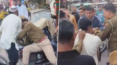 VIDEO: राजस्थान के टोंक में पुलिस और शख्स के बीच हुई सड़क पर हाथापाई, धक्का मारकर गिराया नीचे, वीडियो वायरल