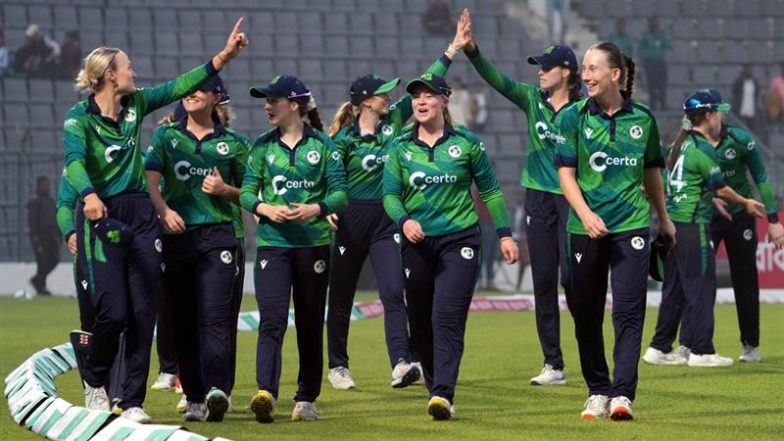 THAI W vs IRE W ICC Womens WC Qualifier 2025 Scorecard: आयरलैंड ने थाईलैंड को दिया 306 रनों का टारगेट, एमी हंटर और कप्तान गैबी लुईस ने खेली अर्धशतकीय पारी