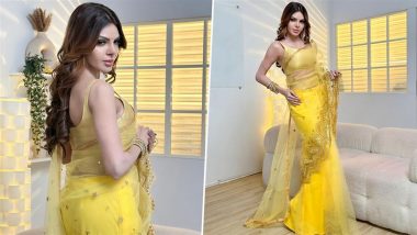 Sherlyn Chopra ट्रासपेरेंट साड़ी में बिखेरा जलवा, एक्ट्रेस की हॉटनेस ने फैंस को किया घायल (View Pics)