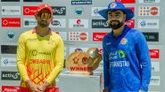 Zimbabwe vs Afghanistan 2nd T20 2024 Live Streaming: दूसरे टी20 में अफगानिस्तान को हराकर सीरीज पर कब्जा जामने के इरादे से उतरेगी जिम्बाब्वे, यहां जानें भारत में कब, कहां और कैसे उठाए लाइव मुकाबला का लुफ्त