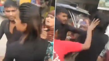 VIDEO: मेरठ में लड़की से छेड़खानी, लोगों और परिजनों ने बीच सड़क पर जमकर की पिटाई, वीडियो हुआ वायरल